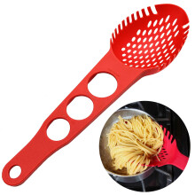 Nylon Spaghetti Server Non-Stick Slotted Strainer Spoon Spaghetti Measure Tool Large Size
