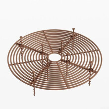 4PC Soil Cover for Flower Pots with Protective Mesh, Drainage Enhancement and Soil Prevention, Brown