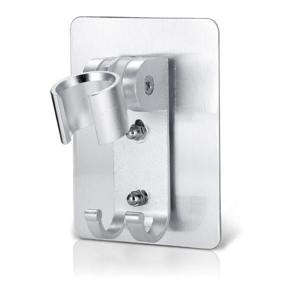 Shower Bracket Abs Chrome Shower Rail Slider Holder, Adjustable Universal Accessory, Compatible With Most Rails, Color:2 9354506365998