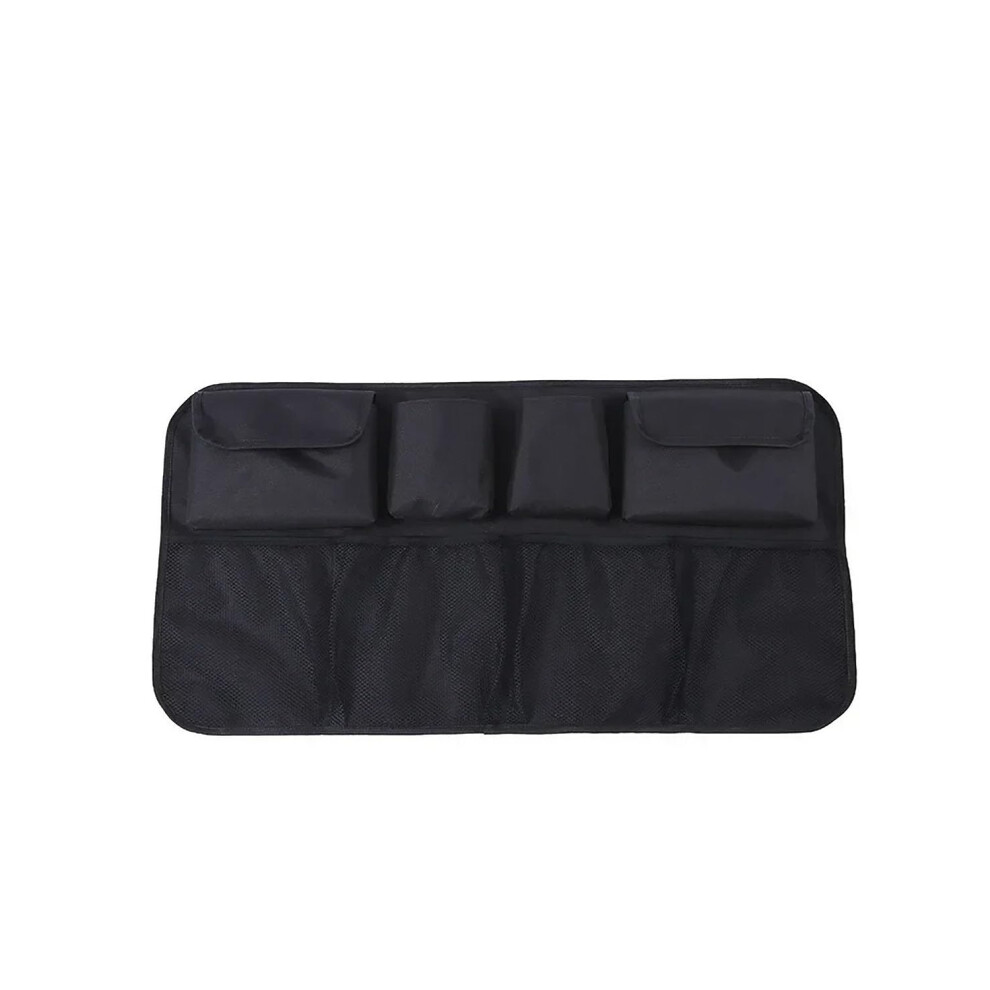 Car Storage Net Trunk Organizer Adjustable Backseat Storage Bag 90Cm Oxford Universal Campervans High Capacity Black 9393856428021