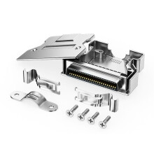 SCSI Female Connectors For Wiring With Coppered Contacts Plug And Play Metal Housing SCSI Cable Adapter CN50 Female