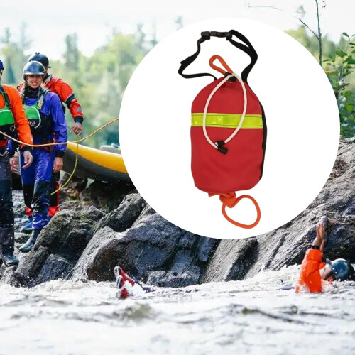 Rope Throw Bag Kayak Flotation Bag High-Visibility Throwable Flotation Device For Sailing Boating Canoe 1