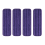 4-pack återanvändbara moppdynor för Swiffer Powermop (lila) 1