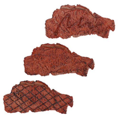15 . Simuliertes Steak Modell Fotoprop 1