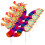 4Stk Chinesische Drachen 3D Diy Bastelset 8