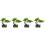 4Stk Künstliche Bonsai Topfpflanze 6