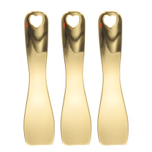 9 Zinklegierung Augencreme Löffel Massage Beauty Tool Golden