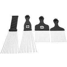4Stk Afro Aus Haarentwirrungskamm Stylingkamm