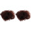 2Stk. Echthaar Dutt Extensions Lockige Haarspange Donut 4