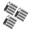150 Stk Clips Kunststoff 4