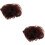 2Stk. Echthaar Dutt Extensions Lockige Haarspange Donut 8