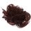 2Stk. Echthaar Dutt Extensions Lockige Haarspange Donut 3