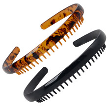 2Stk Zahn Haar Stirnband Gebissenes Rutschfest Für Haar Styling