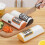 Knife Sharpener Diamond Rolling Electric UK Portable Two-Stage Sharpening ABS Plastic Black 4
