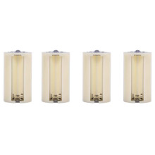 Battery Holder Adapter & Converter 6 x 3.3 cm / 2.36 x 1.3 in 1 AA, 2 AA, 3 AA To D Converter Case (4 Pack)