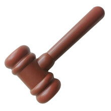 Toy Judge Gavel For Kids - Kid Sized Roleplay Hammer, Courtroom Gavel Toy, Judge Costume Accessory, Justice Cosplay Prop