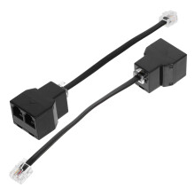 Phone Splitter 2-Pack for Old Phone Adapter and Telephone Line Cable