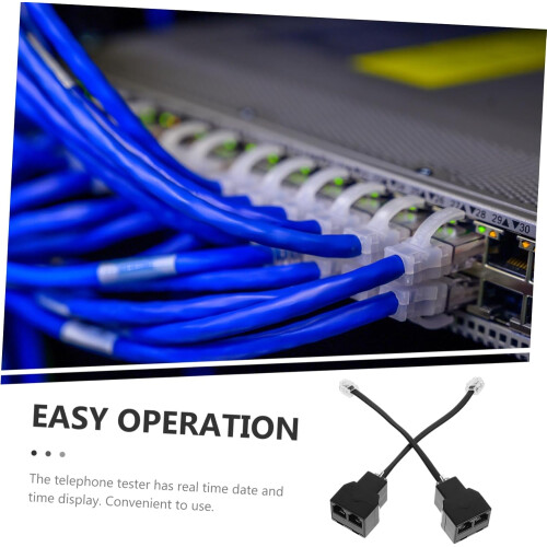 Phone Splitter 2-Pack for Old Phone Adapter and Telephone Line Cable 2