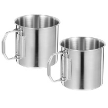 2 Espressokocher Für Outdoor, 50X7X7 Cm, Silber