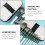 12Teiliges Set Grüne Make-up Fan Bionisch 11