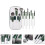 12Teiliges Set Grüne Make-up Fan Bionisch 3