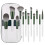 12Teiliges Set Grüne Make-up Fan Bionisch 2