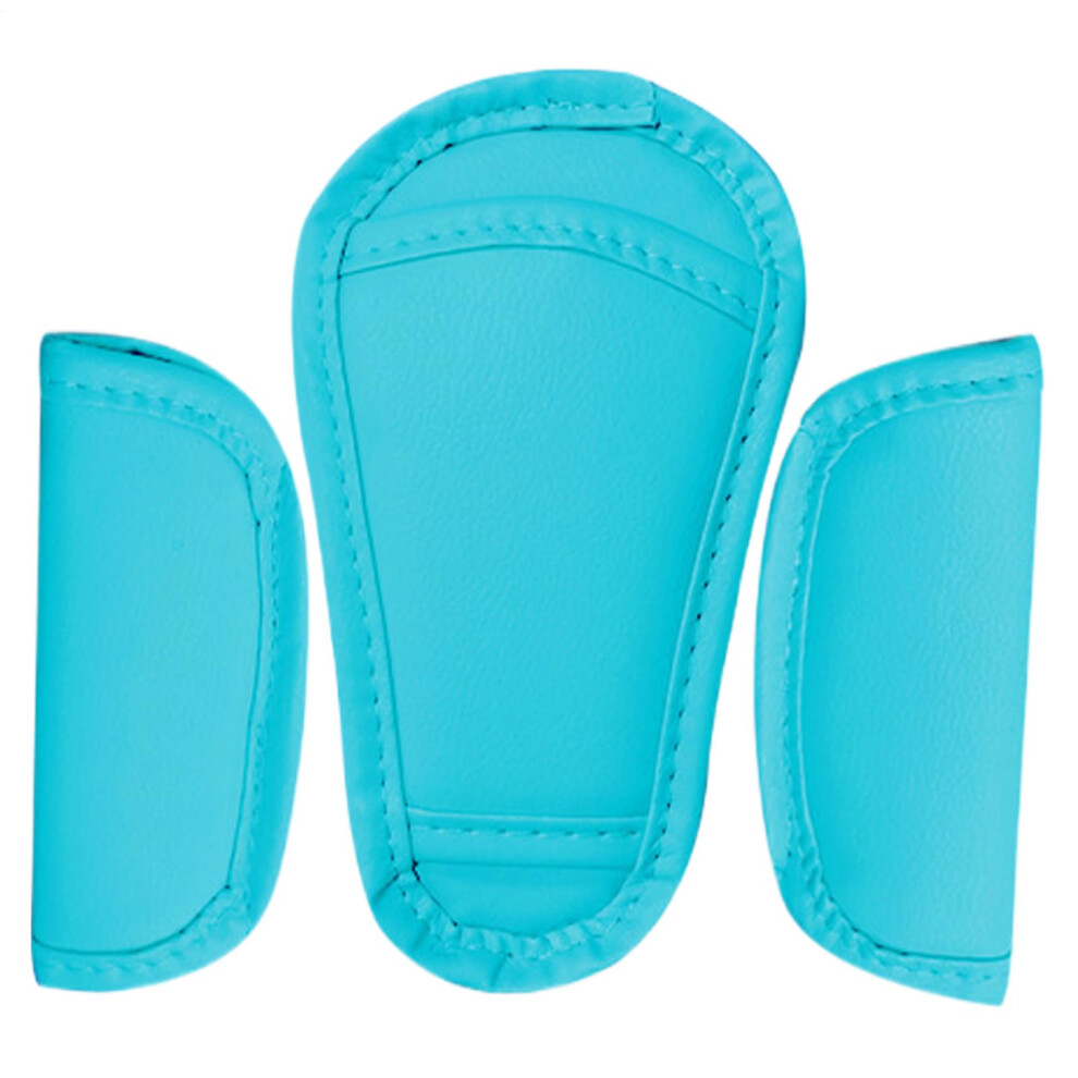 Baby Stroller Car Seat Strap Covers Universal Seat Belt Pads Toddlers Shoulder Strap Crotch Harness Pads Cushion Blue