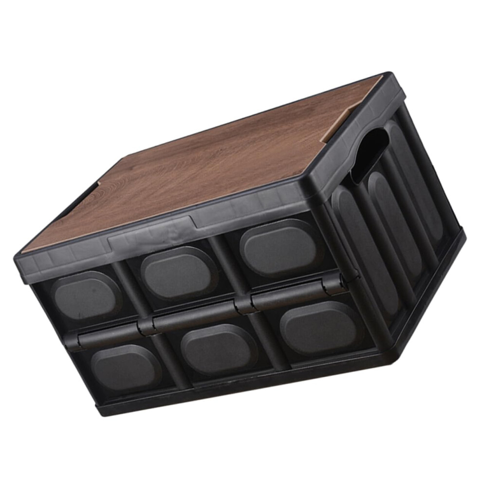 Storage Box Vehicle Organizer Foldable Car Trunk Organizer Storage Container Compartment Organizer Black 9016109481450