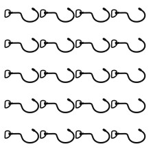 20 Stk D Design Wandhaken Für Handtücher Hüte Schlüssel