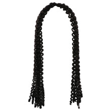 Fashion Lockenperücke Afro Kinky Curly Echthaar Alternative Schwarz
