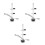 3Pcs Graphics Card Gpu Anti-Sag Support Bracket For Stability 10