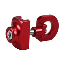 Folding Bike Chain Tensioner 50-Piece Wide Compatibility Easy To Install Aluminum Alloy Lightweight Red Sturdy Durable
