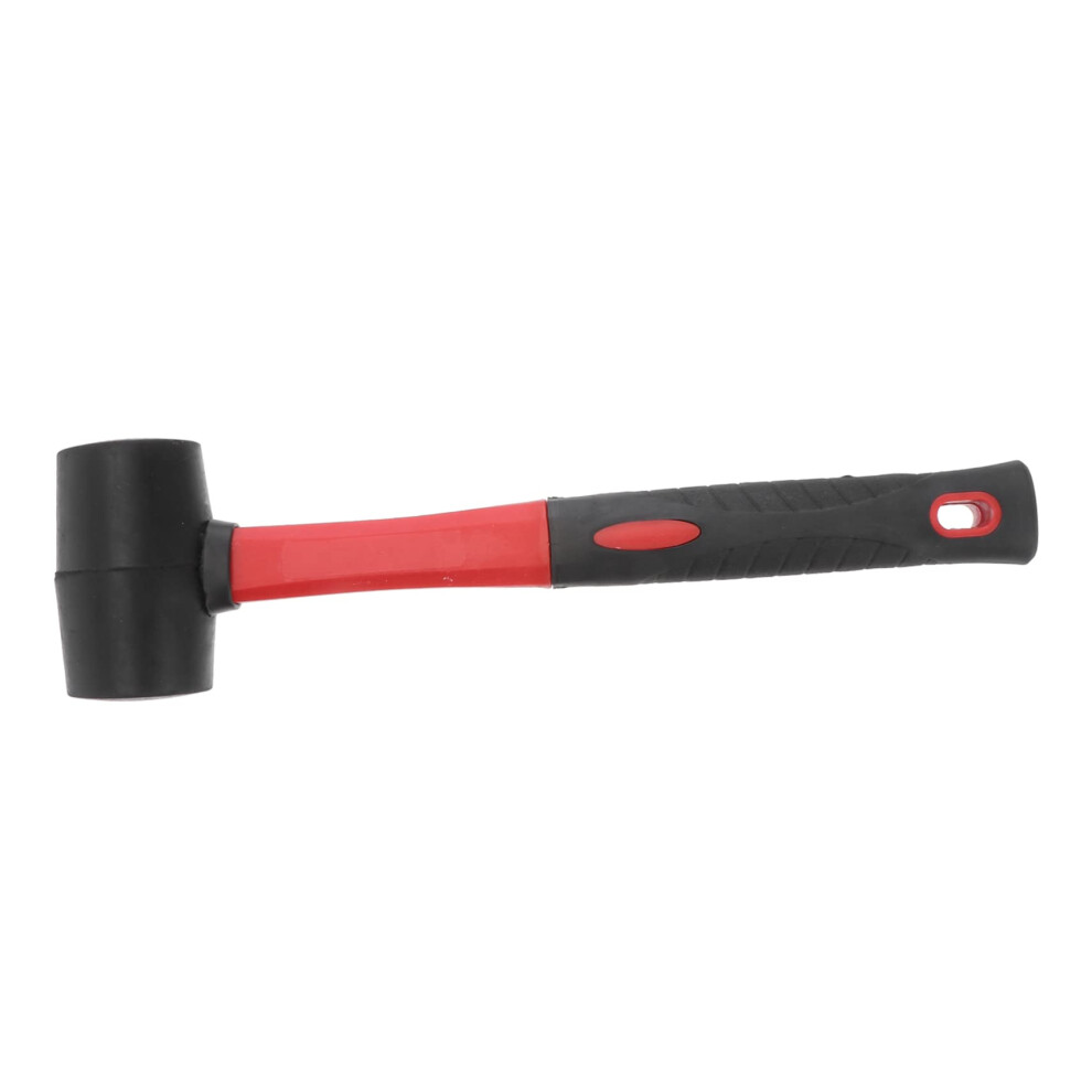 12oz Professional Rubber Mallet Double-Sided, Non-Slip Handle For Floor Installation 28 X 9 X 6 Cm Black-image-OPC-PMBHSB7-NEW