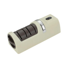 Knives Sharpening Portable Automatic Electric Knife Sharpener For Kitchen Camping Restaurant Use White