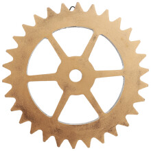 5 Wandkunst Holzrad Anhänger Rustikales Industrielles Wandbild