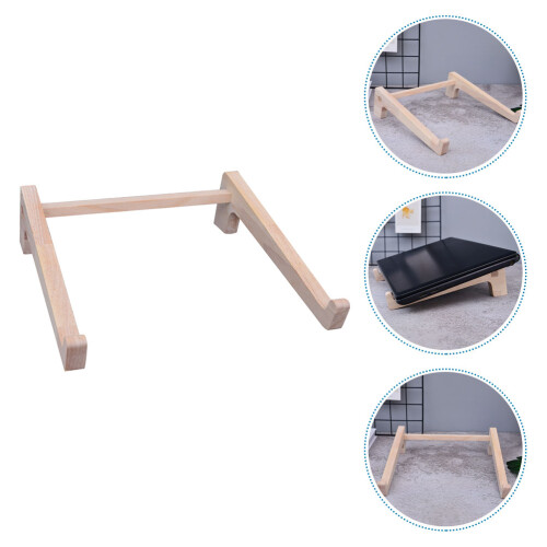 Countertop Laptopständer Notebook Halter Büro Computer Holzriser 2