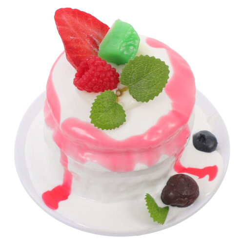 2Stk Simulationstorte Modell, Falsche Torte, Dekoratives Dessertmodell 2