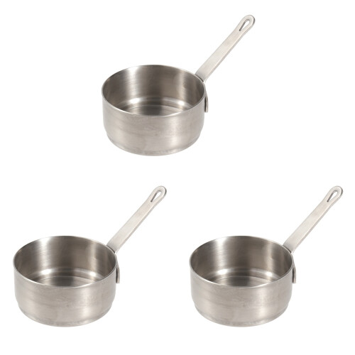 3 Mini Kochtopf Mit Griff Für Suppe Milch Soßen 1