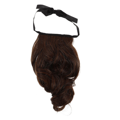 2Stk Long Ponytail Echthaarverlängerung Hellbraun Für 2