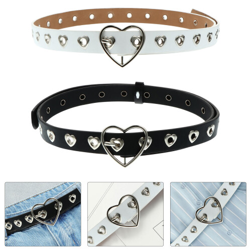 2 . Schnallen Damen Gürtel Für Jeans 2