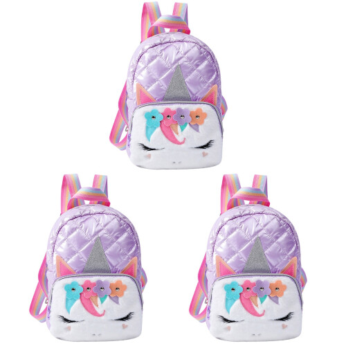 3Stk Rucksack Plüsch Schulranzen Für 1