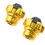 Front Fork Slider Aluminium Alloy Rustproof Cr Protector For NIU Technologies Front Axle Gold Yellow 4