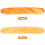6St Künstliches Brot Imitation Küchenrequisite 8