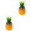 2Stk Lebensechte Künstliche Ananas Fruchtmodell 5