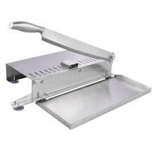 Stainless Steel Meat Chopper Manual Bone Slicer For Fish, Chicken, Beef, Frozen Meat & Vegetables Home & Commercial Use