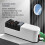 Electric Knife Sharpener Dual Scissors Knife Sharpener ABS Plastic Professional Knife Sharpener 3