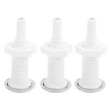 Bathtub Air Nozzle 30mm Spa Air Bubble Jet Nozzles PVC Replacement for Hot Tubs, Pools and Spas, 3-Piece Set