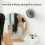 Wall Fan Remote Control Easy Installation Oscillating Quiet Motor For Bedroom Kitchen White Multifunction Cooling Device 4
