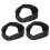 Herren Stirnband Schwarz 3 4