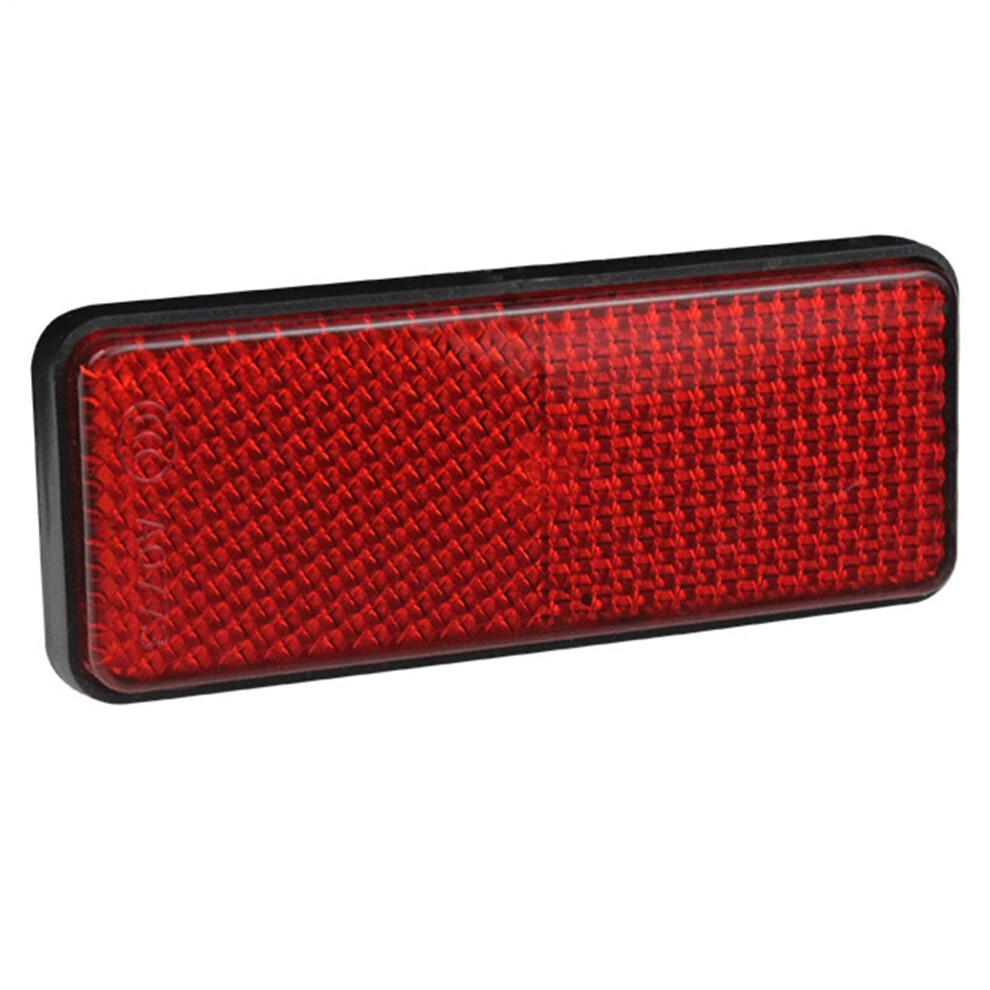 Square Reflector Motorcycle Tail Reflector, License Plate Reflector, Screw Mount V Reflector Light 9354506371647